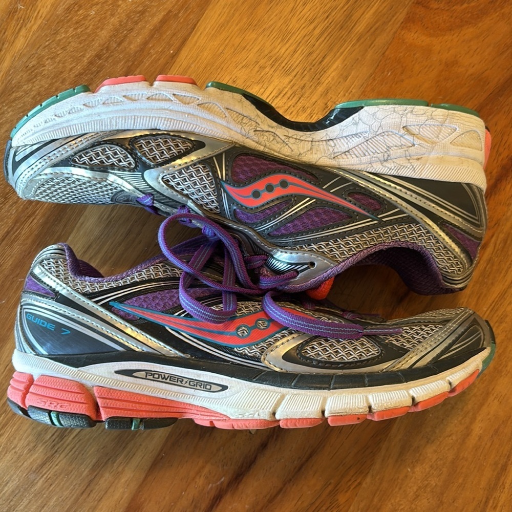 SAUCONY Guide 7 8mm Offset Power Grid Hydramax Women’s Running Shoes - Picture 8 of 8